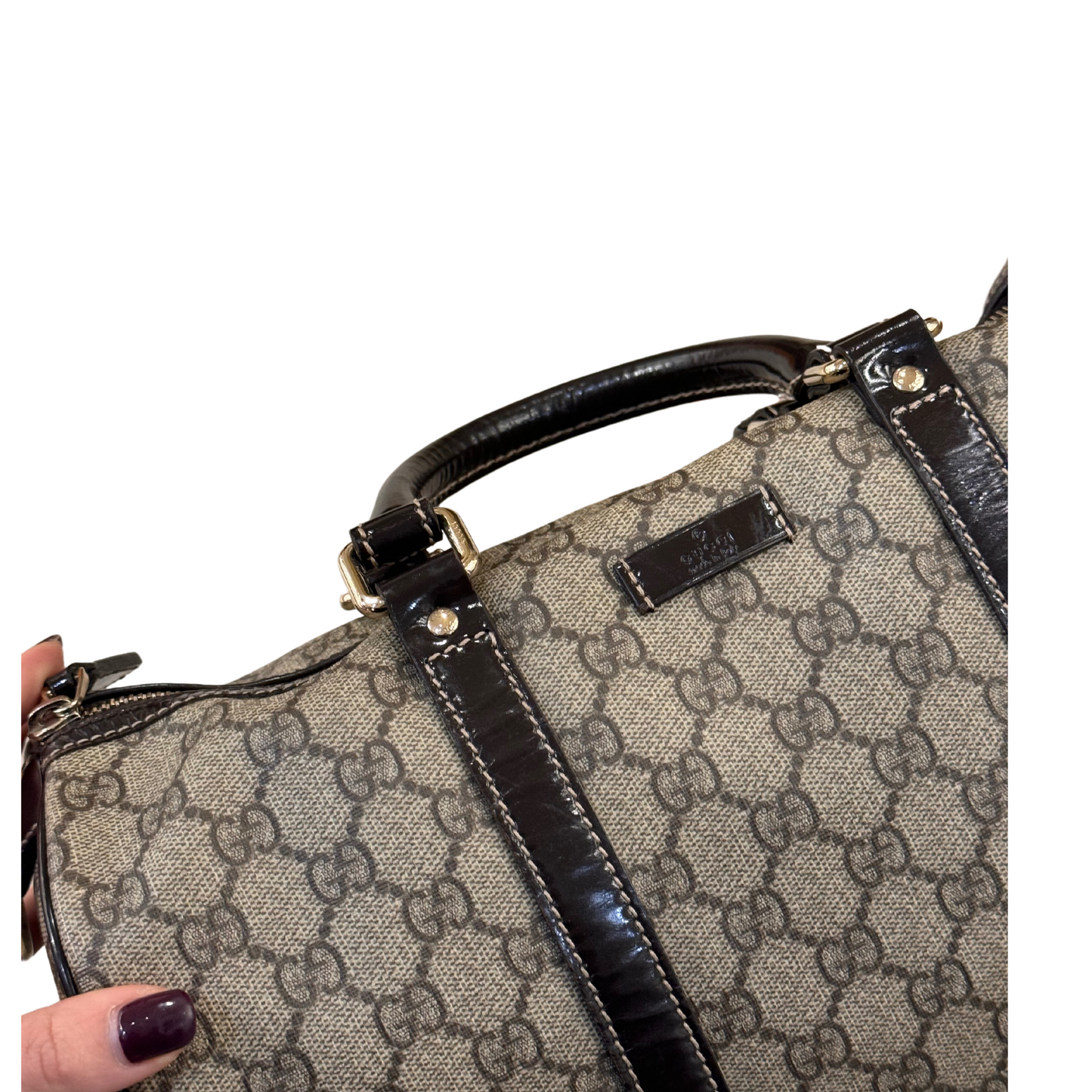 BAULETTO GUCCI RIFINITURE MARRONI