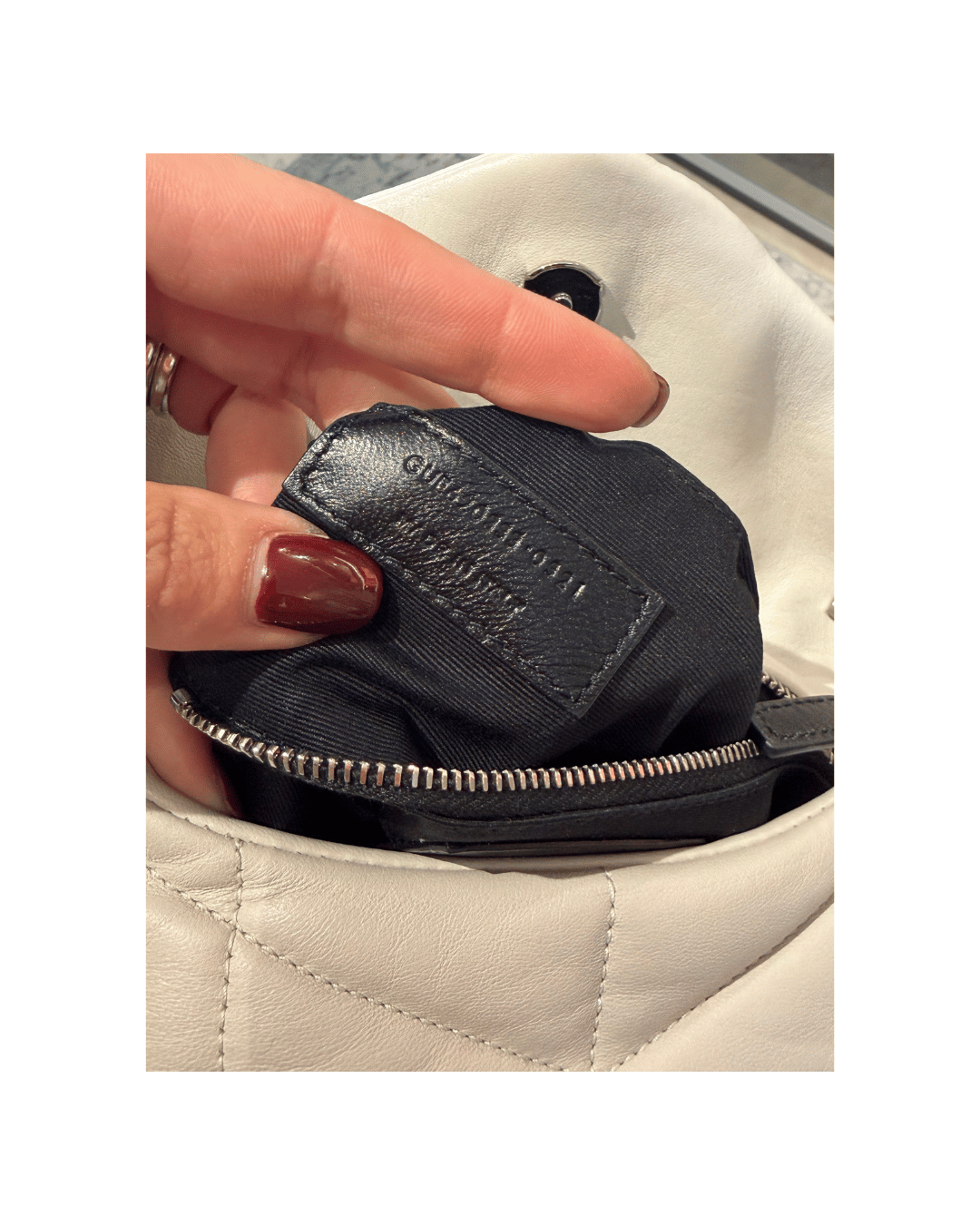 PUFFER TOY YSL AVORIO