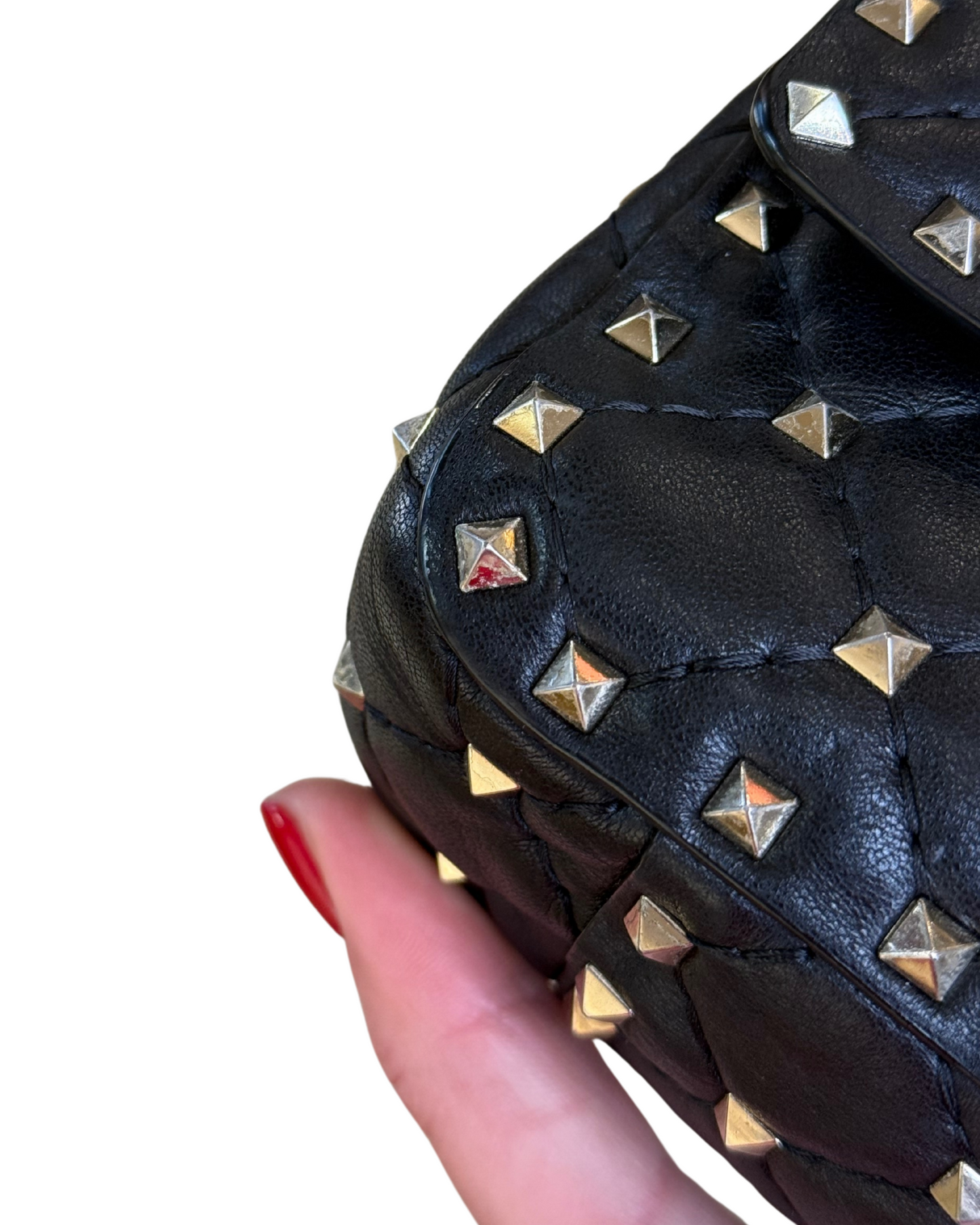 SPIKE SMALL NERA VALENTINO