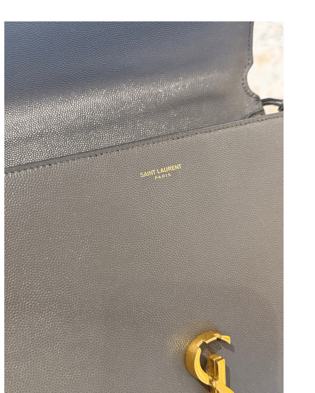 CASSANDRA MEDIA YSL GRIGIA HARDWARE DORATO