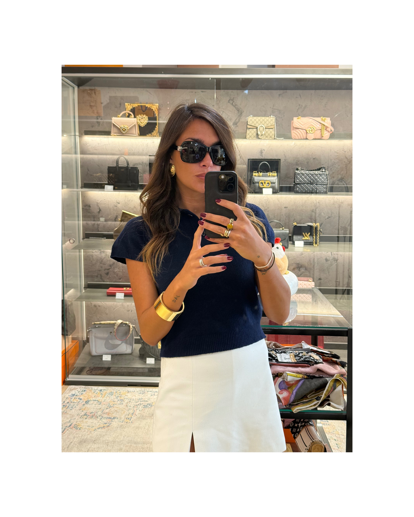OCCHIALI GUCCI NERI CON BRILLANTINI