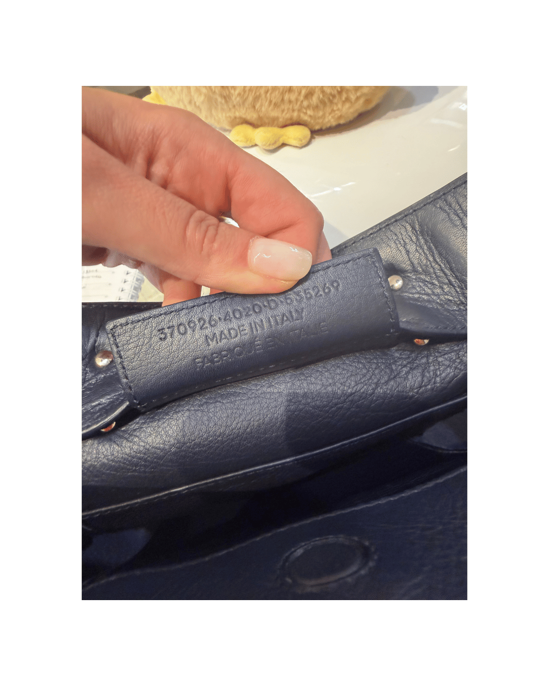 BALENCIAGA PAPIER BLU NAVY