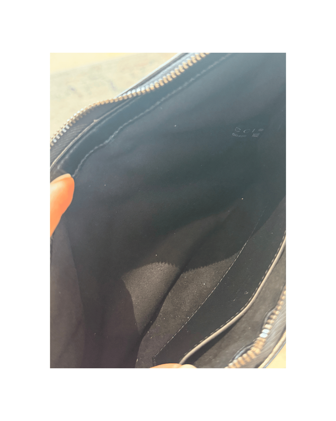 MEZZALUNA GUCCI MARMONT NERA