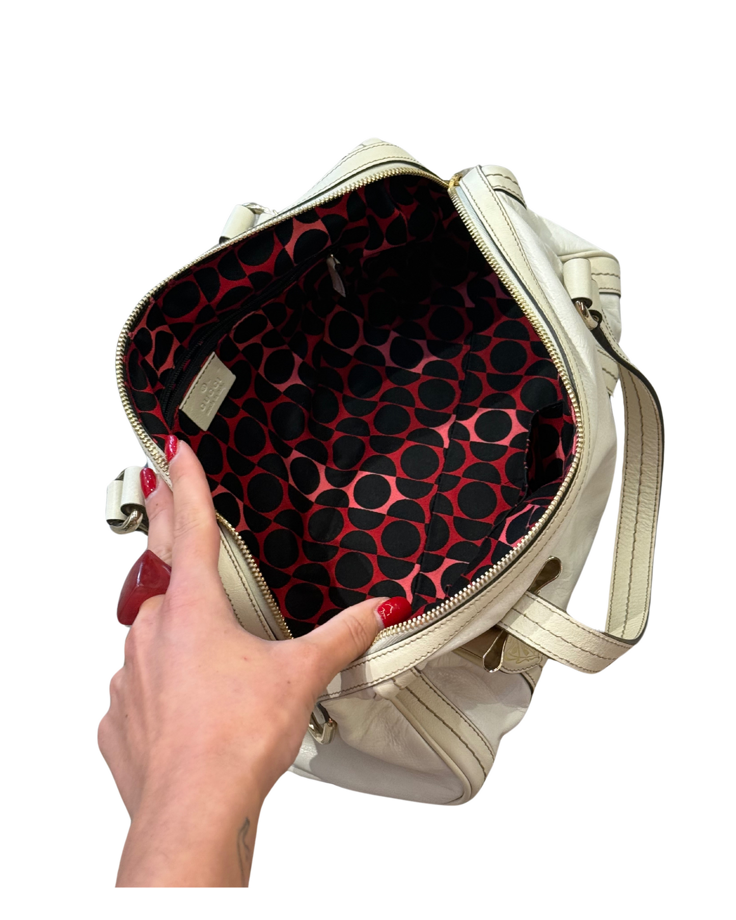 BAULETTO BOSTON GUCCI AVORIO