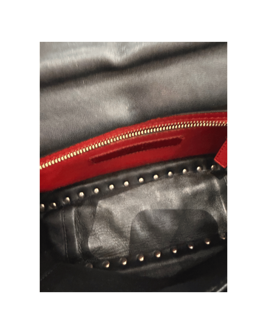 VALENTINO SPIKE MEDIA ROSSA E NERA