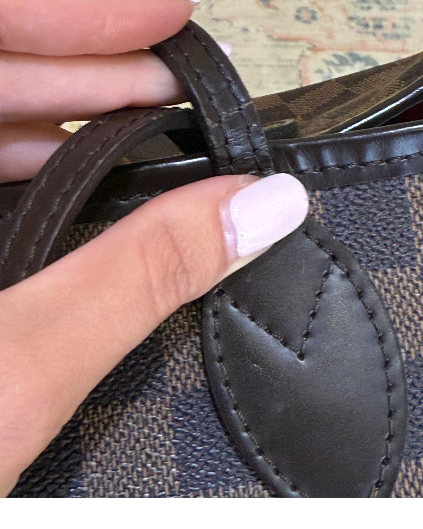 NEVERFULL GM LOUIS VUITTON DAMIER EBENE