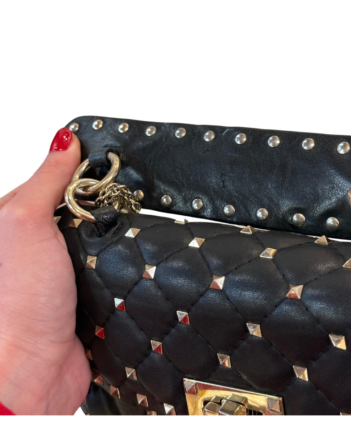 SPIKE SMALL NERA VALENTINO