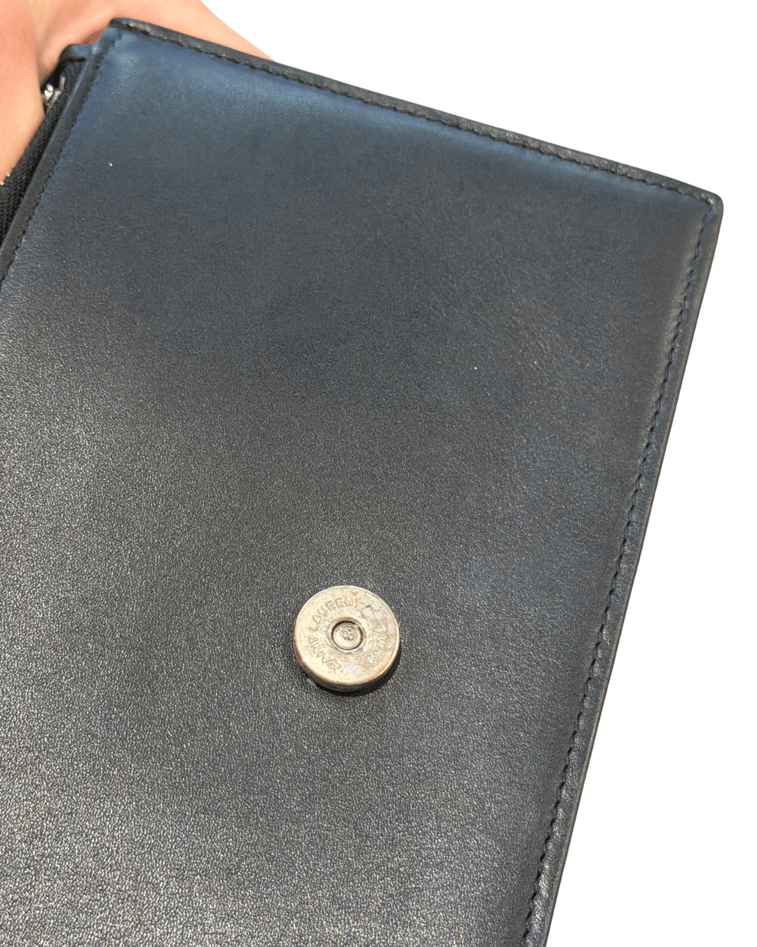 KATE WALLET ON CHAIN YSL NERA CON NAPPINA