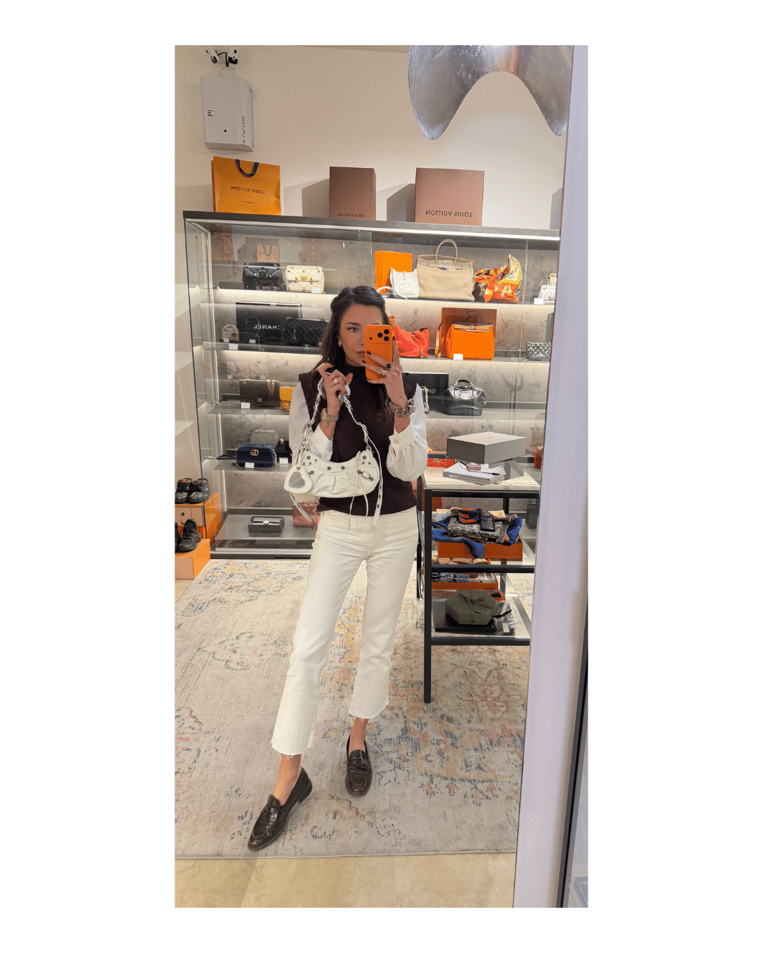 LE CAGOLE BALENCIAGA XS BIANCA