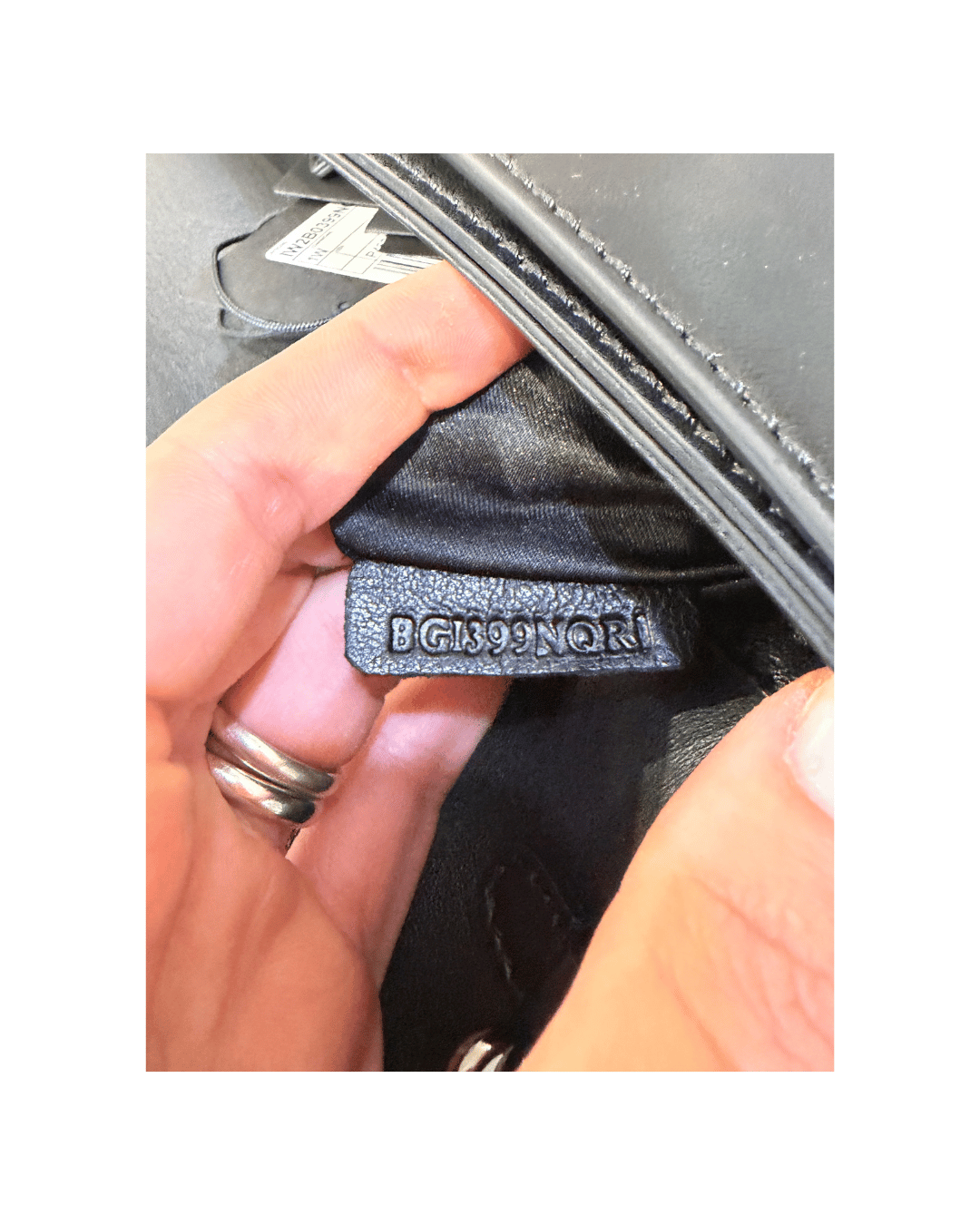 CLUTCH POCHETTE PELLE LISCIA NERA VALENTINO
