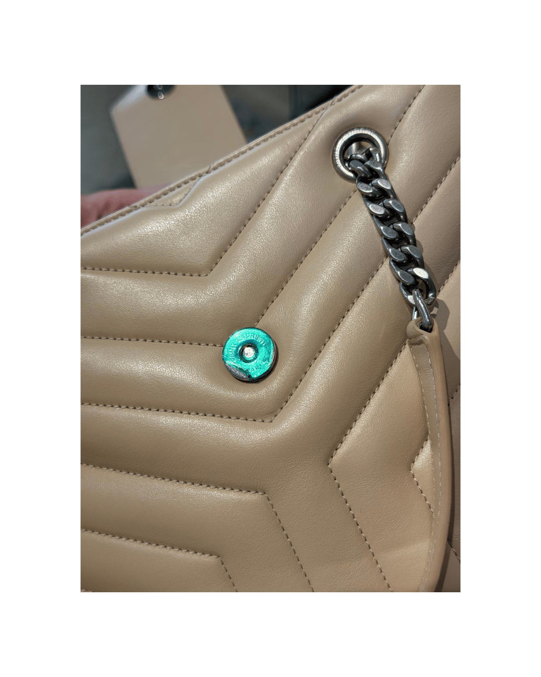 LOULOU SHOPPING BAG YSL COLOR NUDE