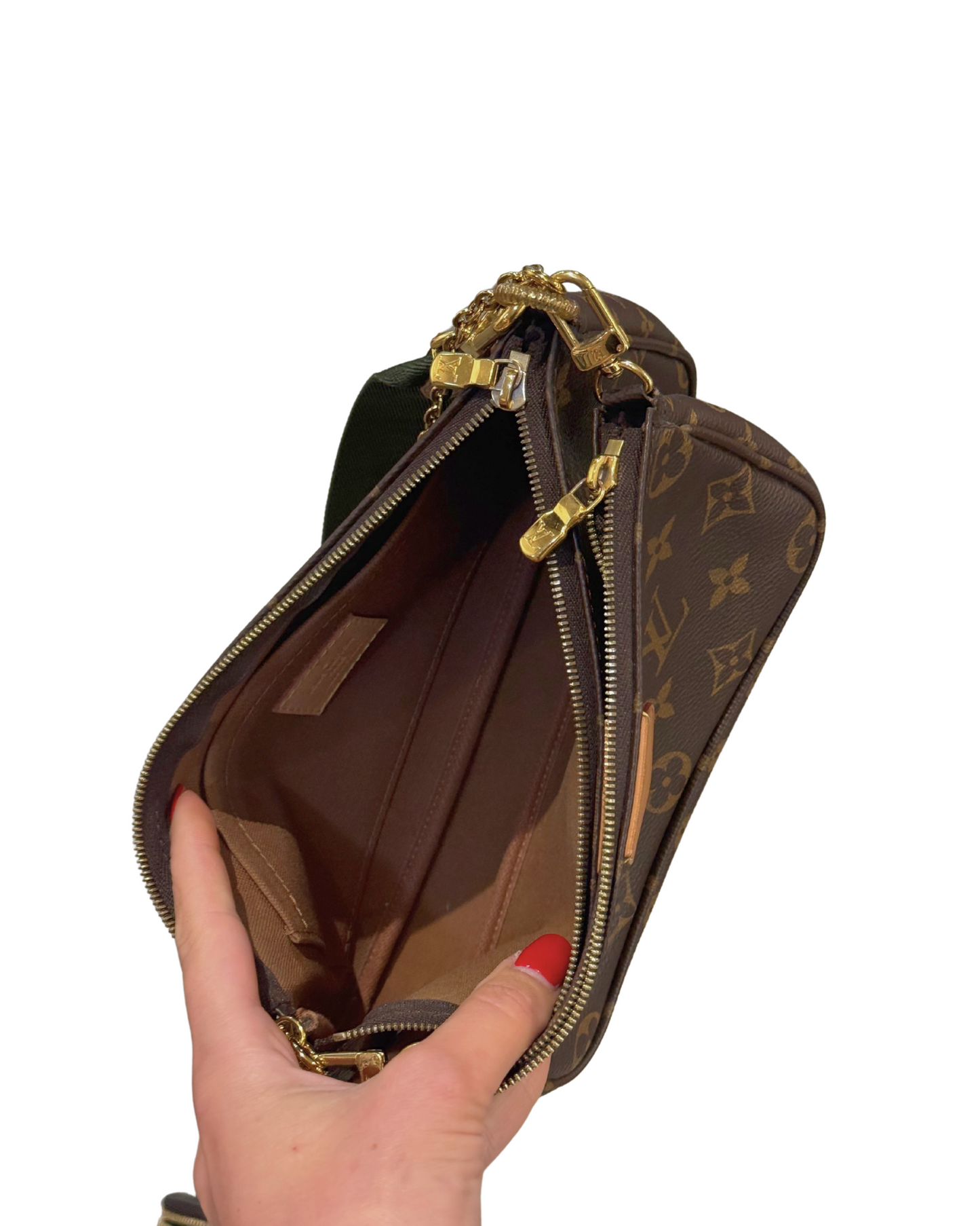 MULTIPOCHETTE LOUIS VUITTON TRACOLLA VERDE