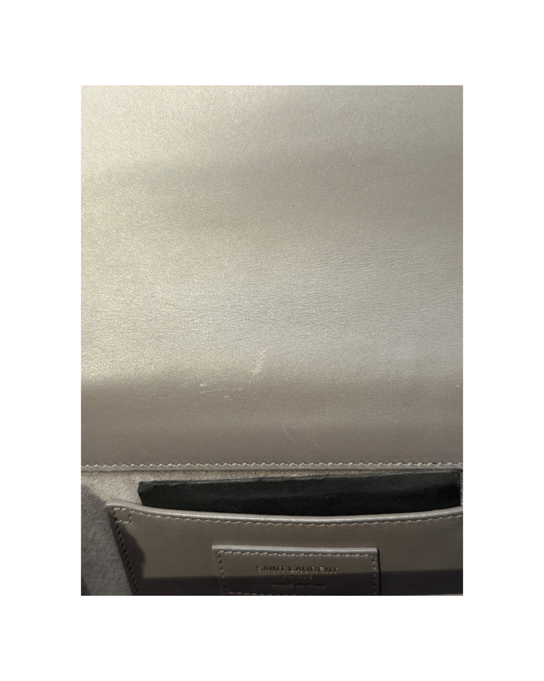 KATE MEDIA YSL PELLE LISCIA GRIGIA