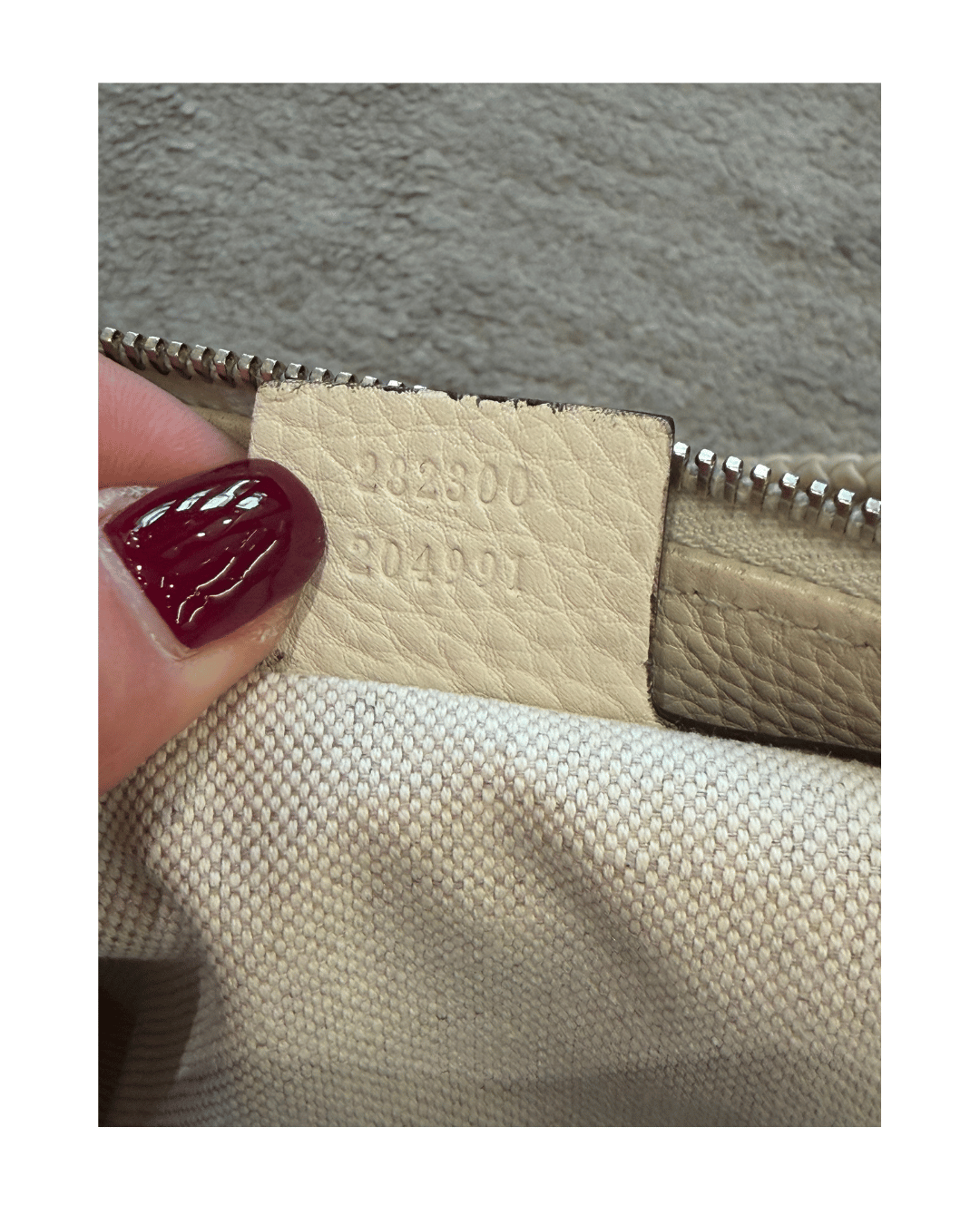 BORSA GUCCI RIFINITURE AVORIO MANICI INTRECCIATI