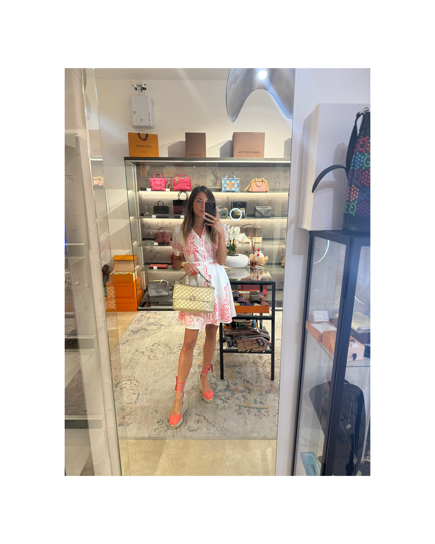 VALENTINO SPIKE LARGE DORATA