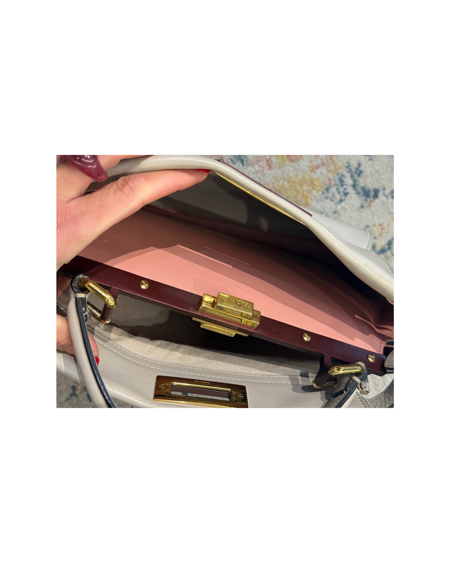 FENDI PEEKABOO COLOR GHIACCIO/AVORIO