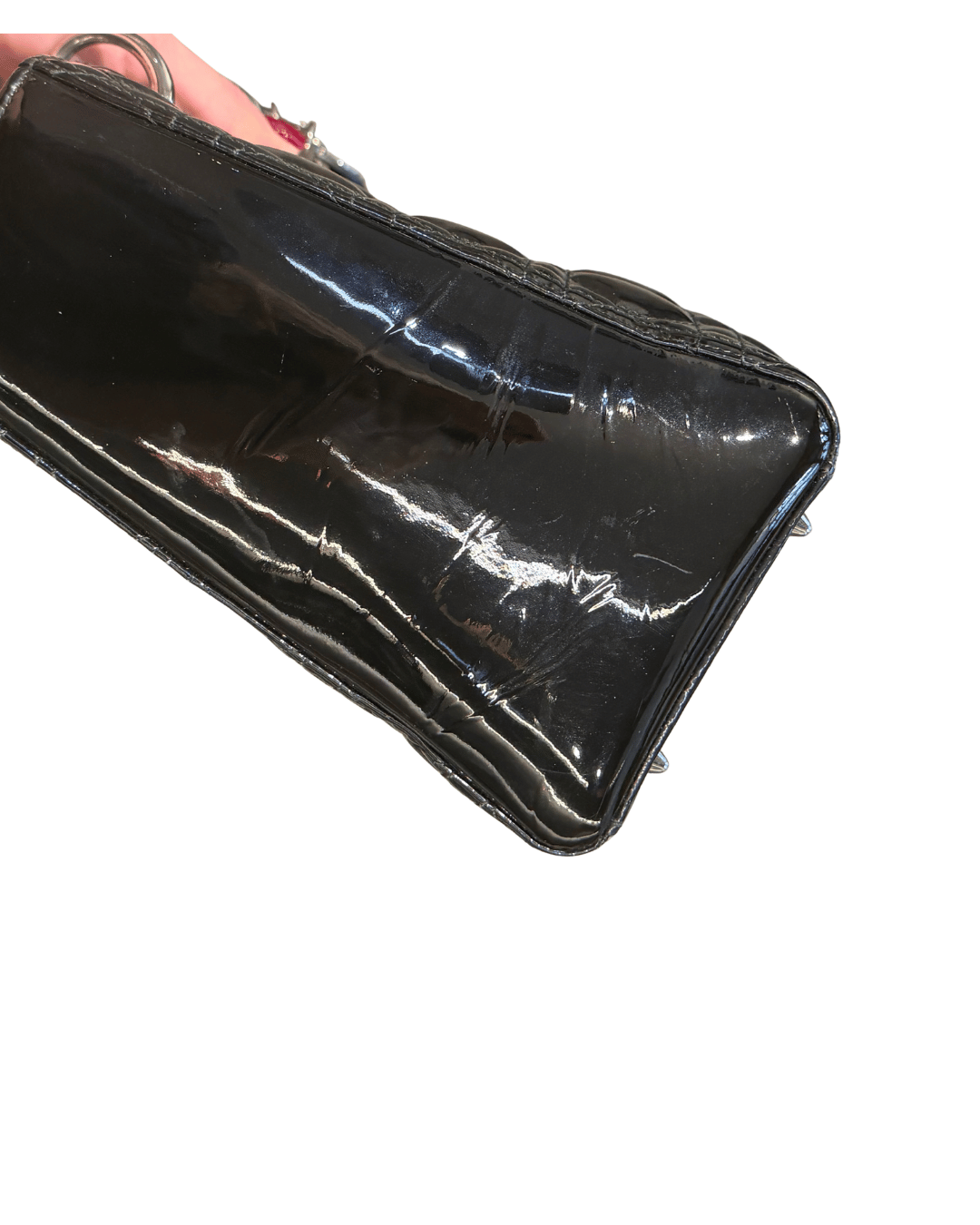 LADY DIOR MEDIA VERNIS NERA HARDWARE ARGENTO