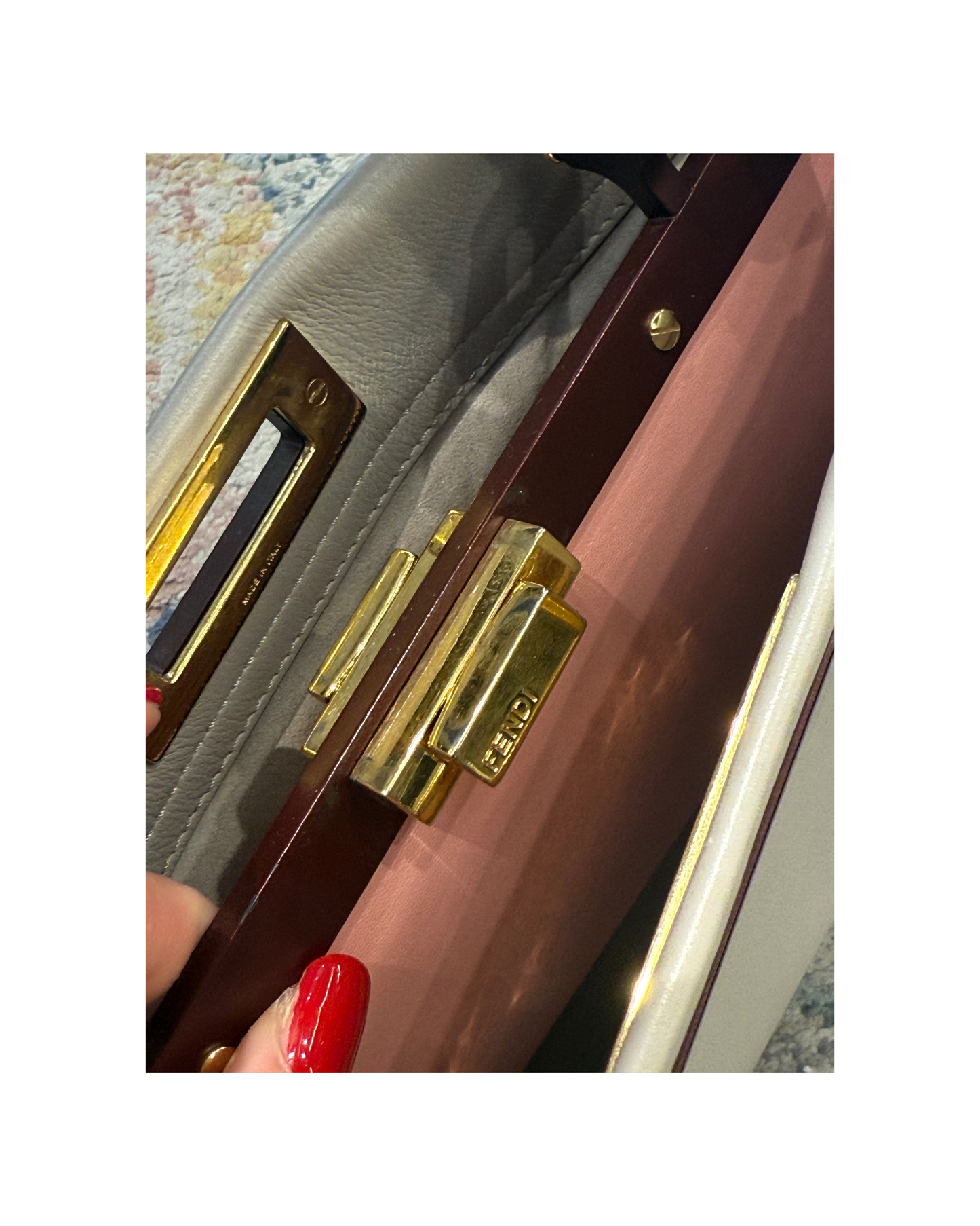 FENDI PEEKABOO COLOR GHIACCIO/AVORIO