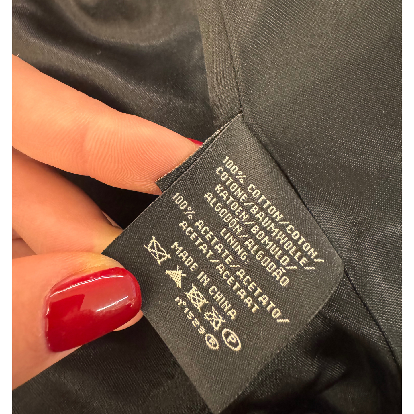 GIACCA DENIM POLO NERA