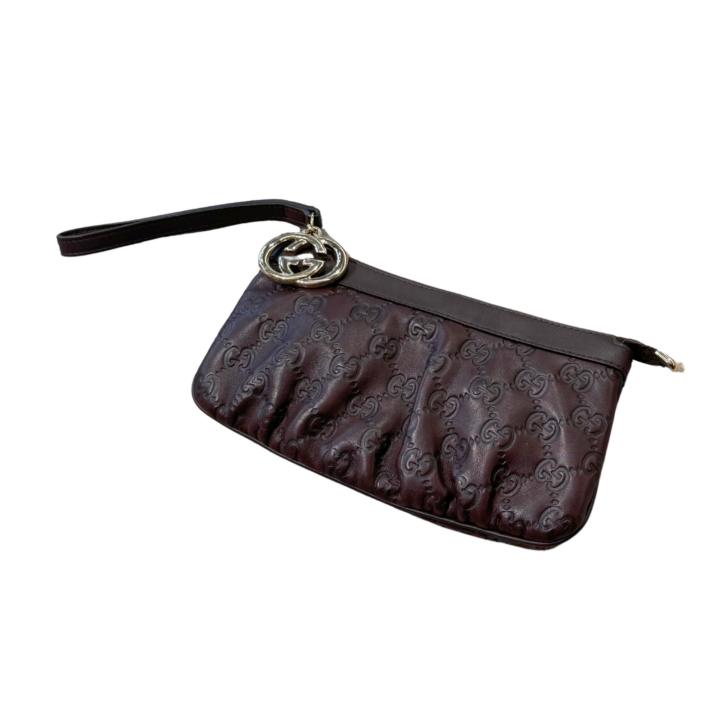 POCHETTE GUCCI COLOR CIOCCOLATO
