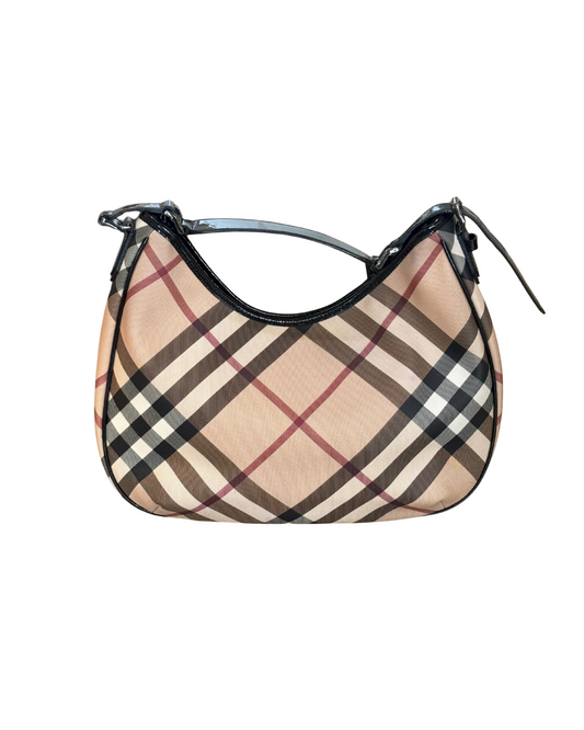 MEZZALUNA BURBERRY RIFINITURE NERE