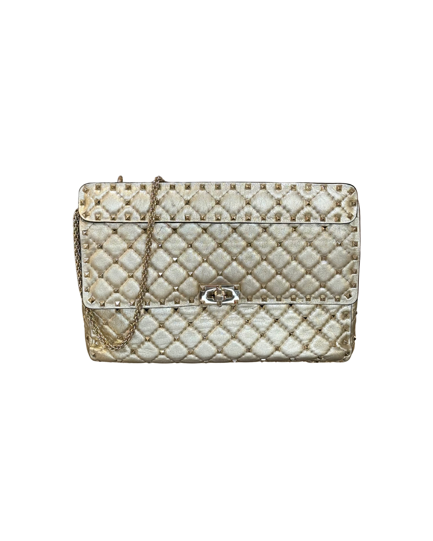 VALENTINO SPIKE LARGE DORATA