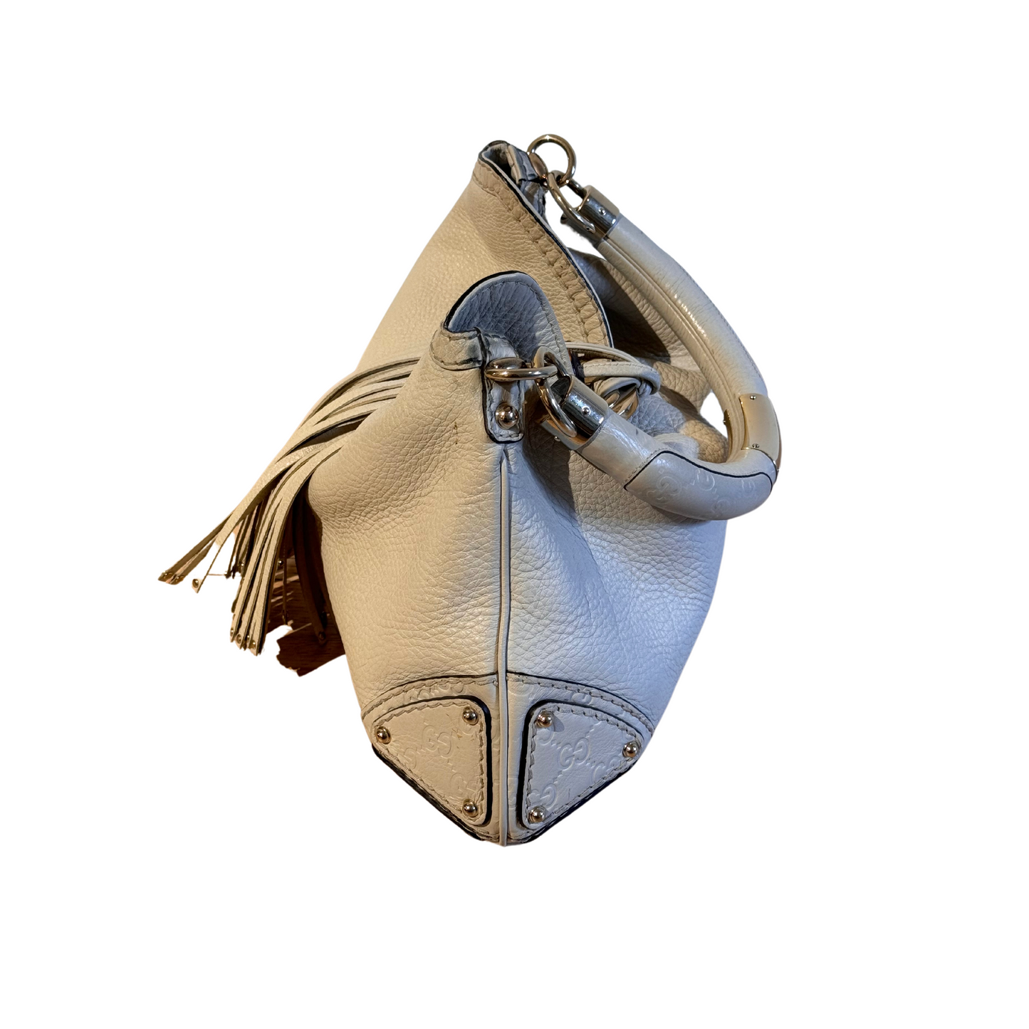 HOBO INDY GUCCI PELLE CREMA