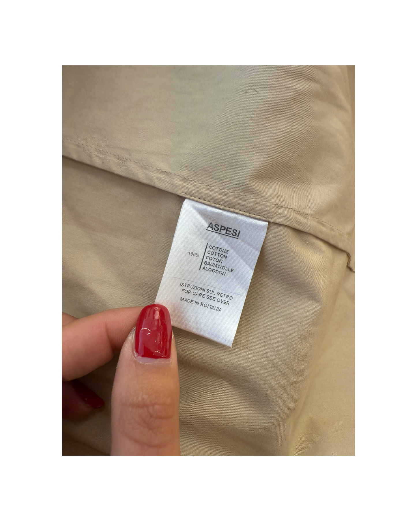ABITO CAMICIA ASPESI BEIGE