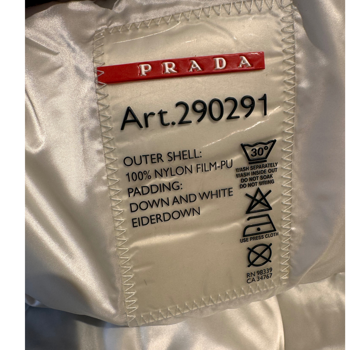 GILET PRADA GRIGIO PERLA