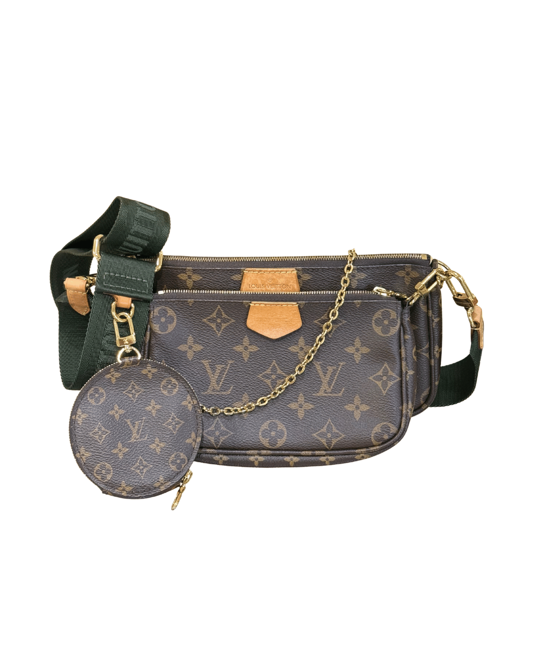 MULTIPOCHETTE LOUIS VUITTON TRACOLLA VERDE