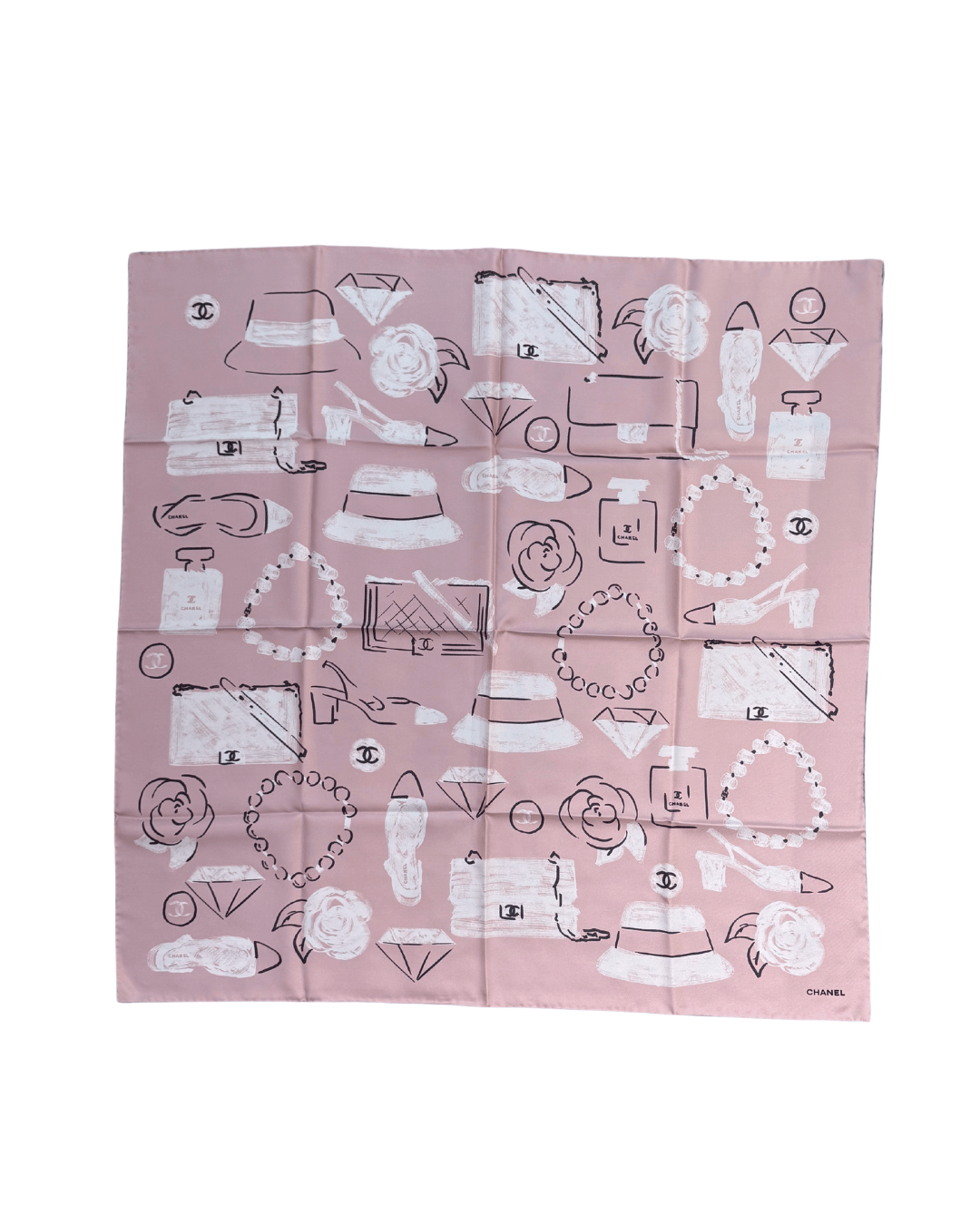 FOULARD CHANEL ROSA