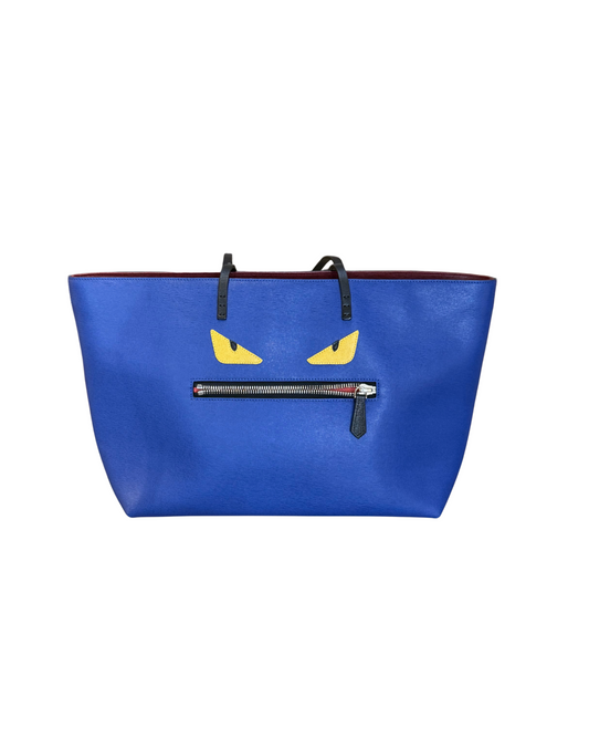 SHOPPER FENDI MONSTER BLU