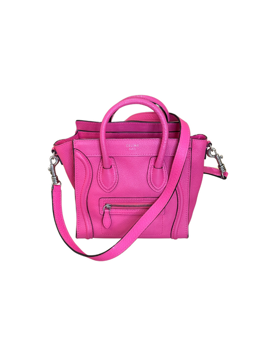 CELINE LUGGAGE FUCSIA