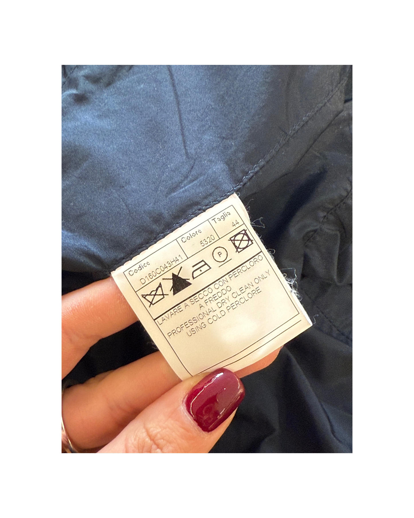 IMPERMEABILE SCERVINO BLU