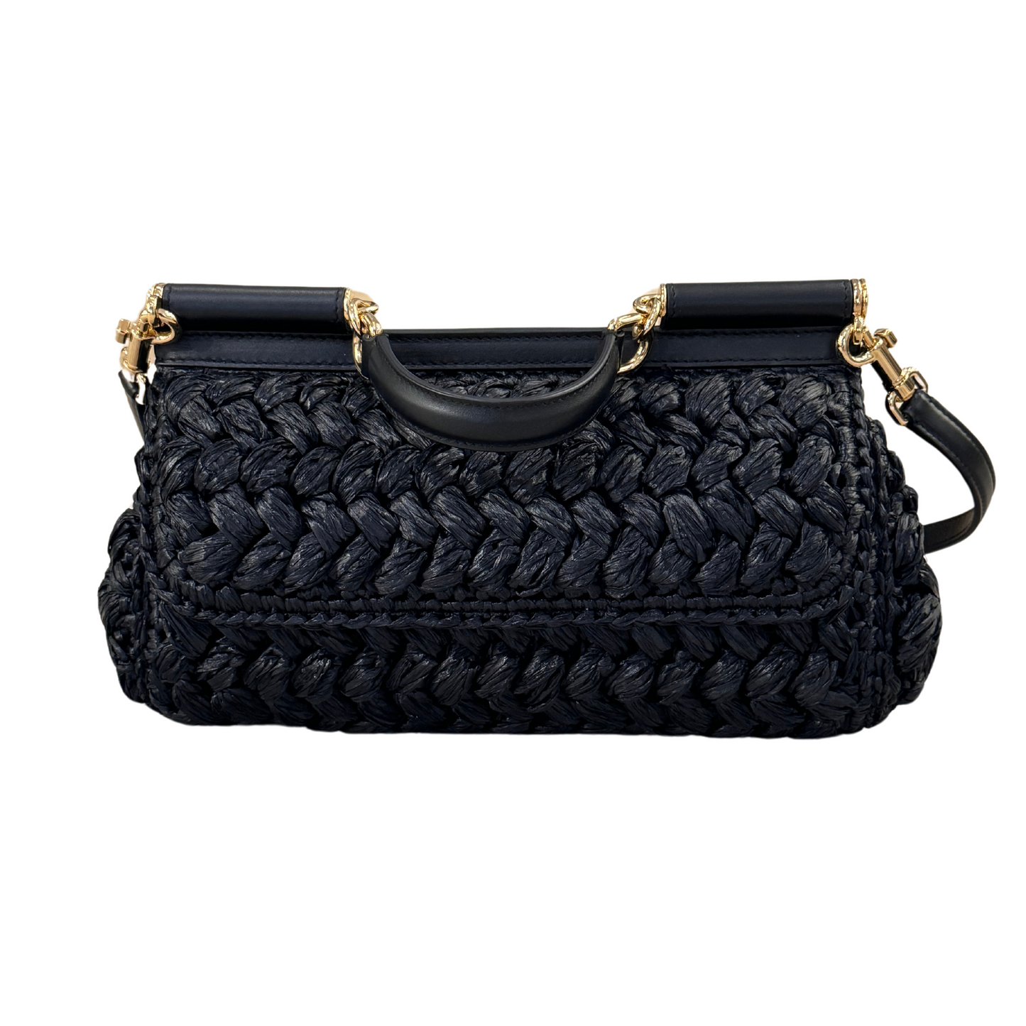 MISS SICILY RAFFIA NERA D&G