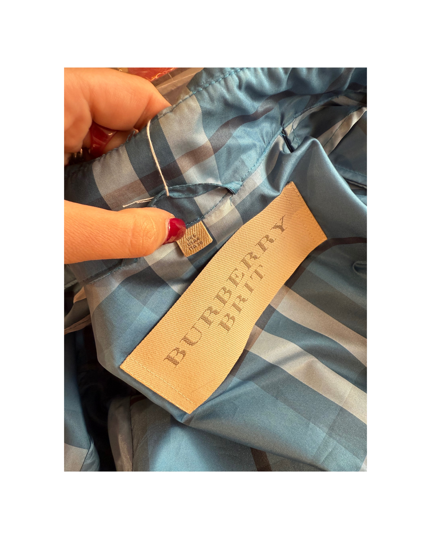 TRENCH BURBERRY TONI DEL BLU