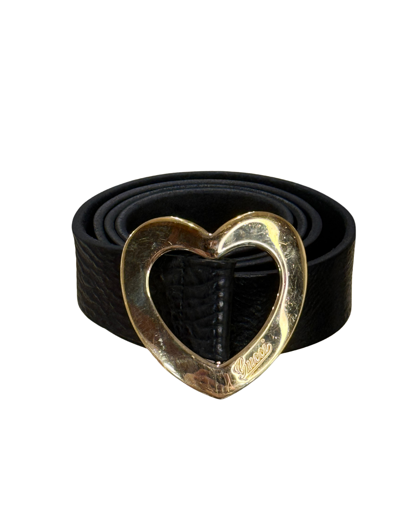 CINTURA GUCCI HARDWARE FORMA DI CUORE
