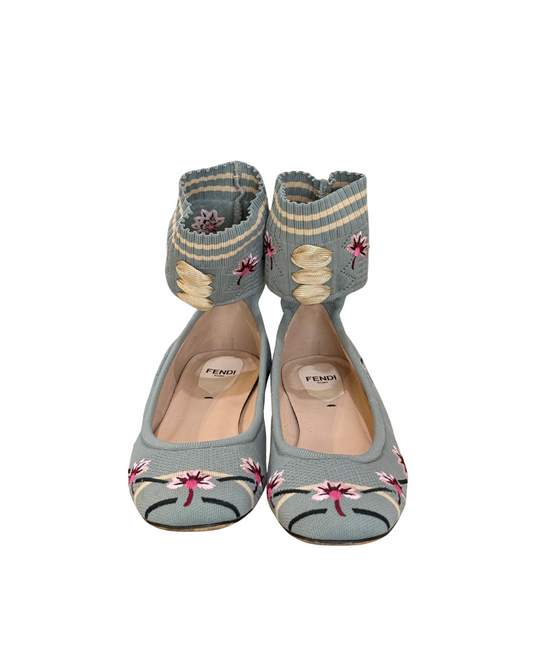 BALLERINE FENDI RICAMATE Nr 38