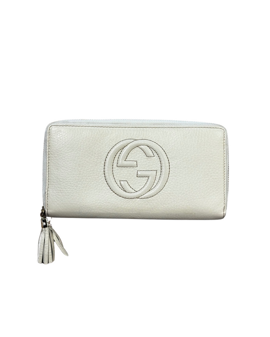 PORTAFOGLIO GUCCI SOHO AVORIO