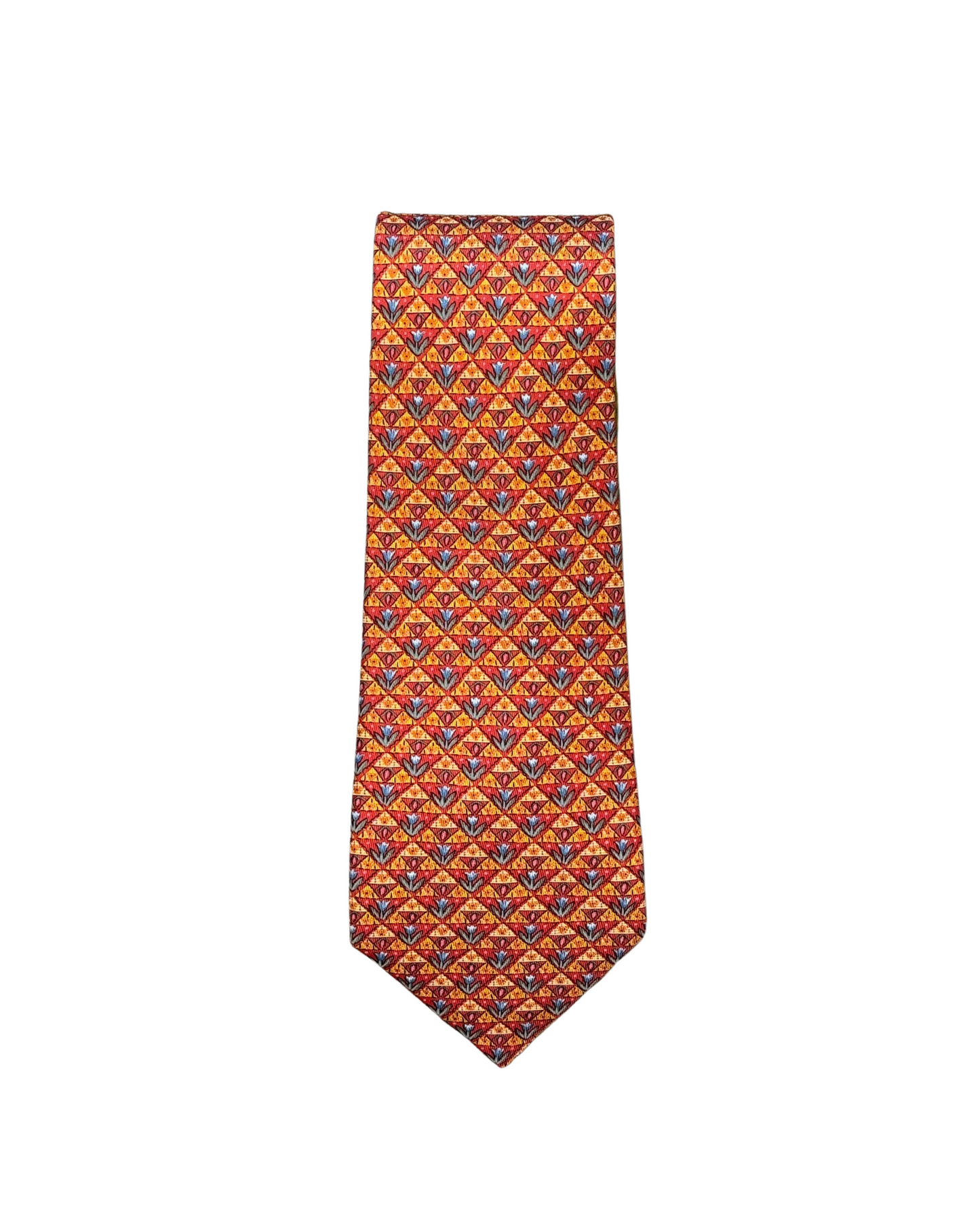 CRAVATTA HERMES ARANCIONE