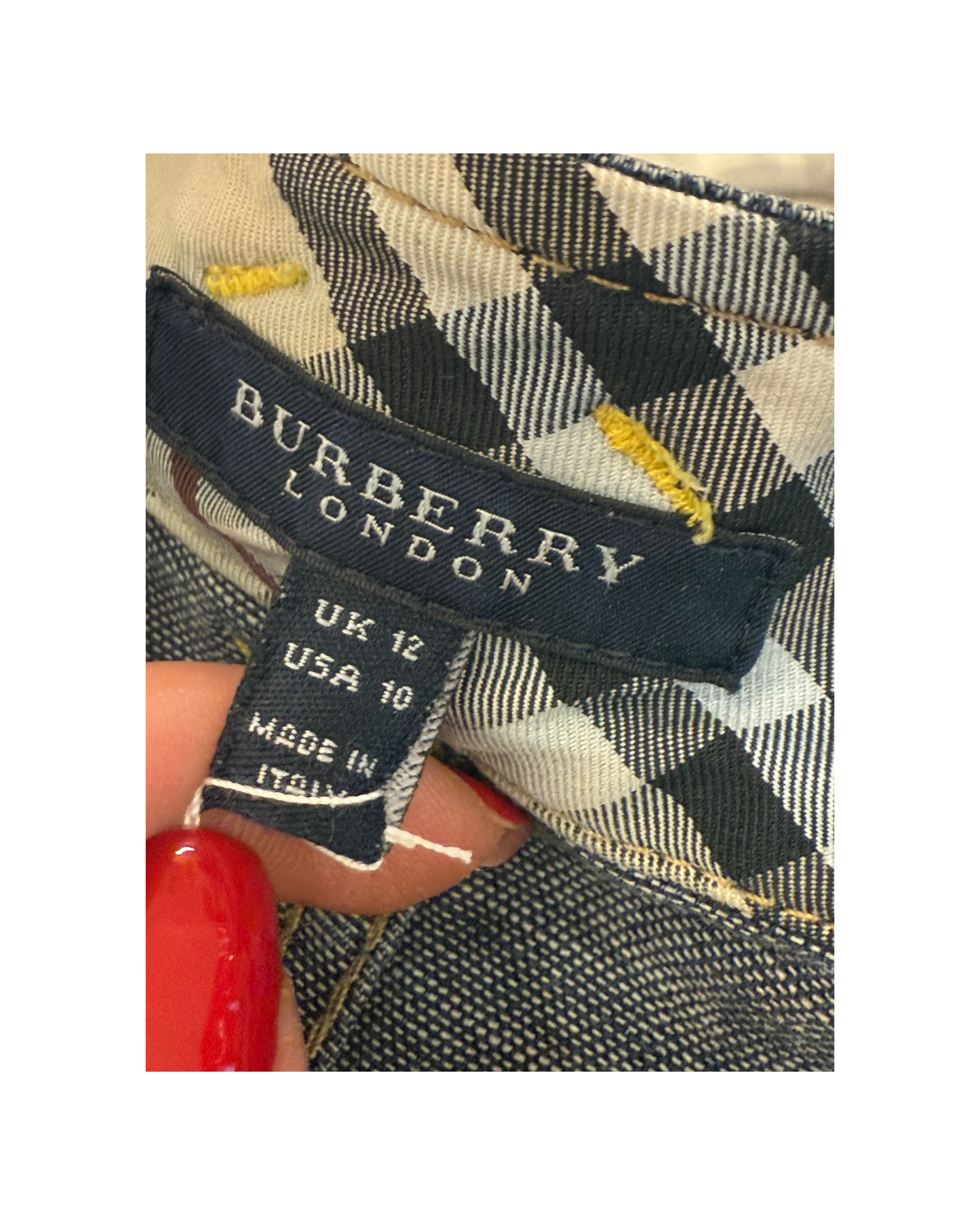GONNA JEANS BURBERRY