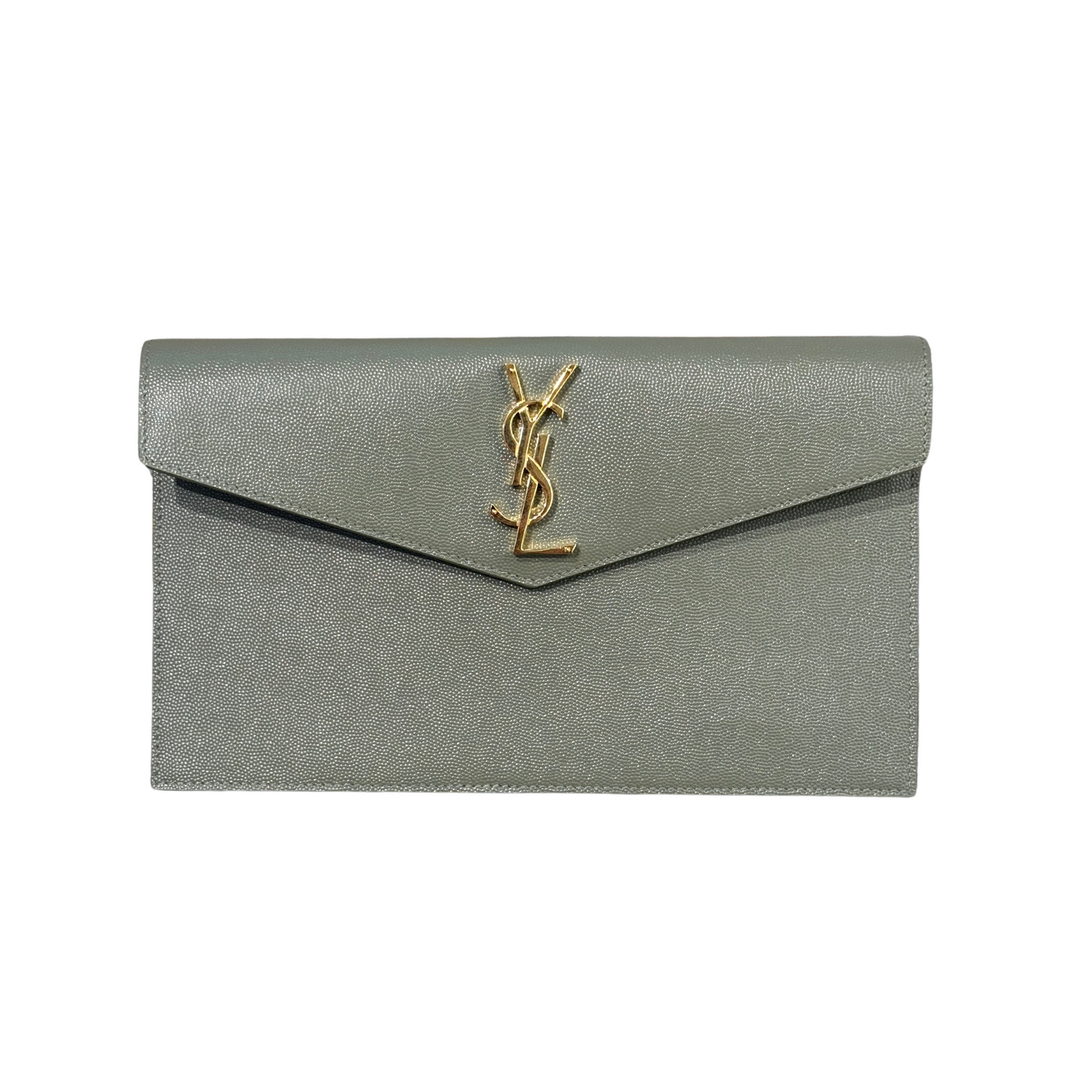 POCHETTE UPTOWN YSL VERDE SALVIA
