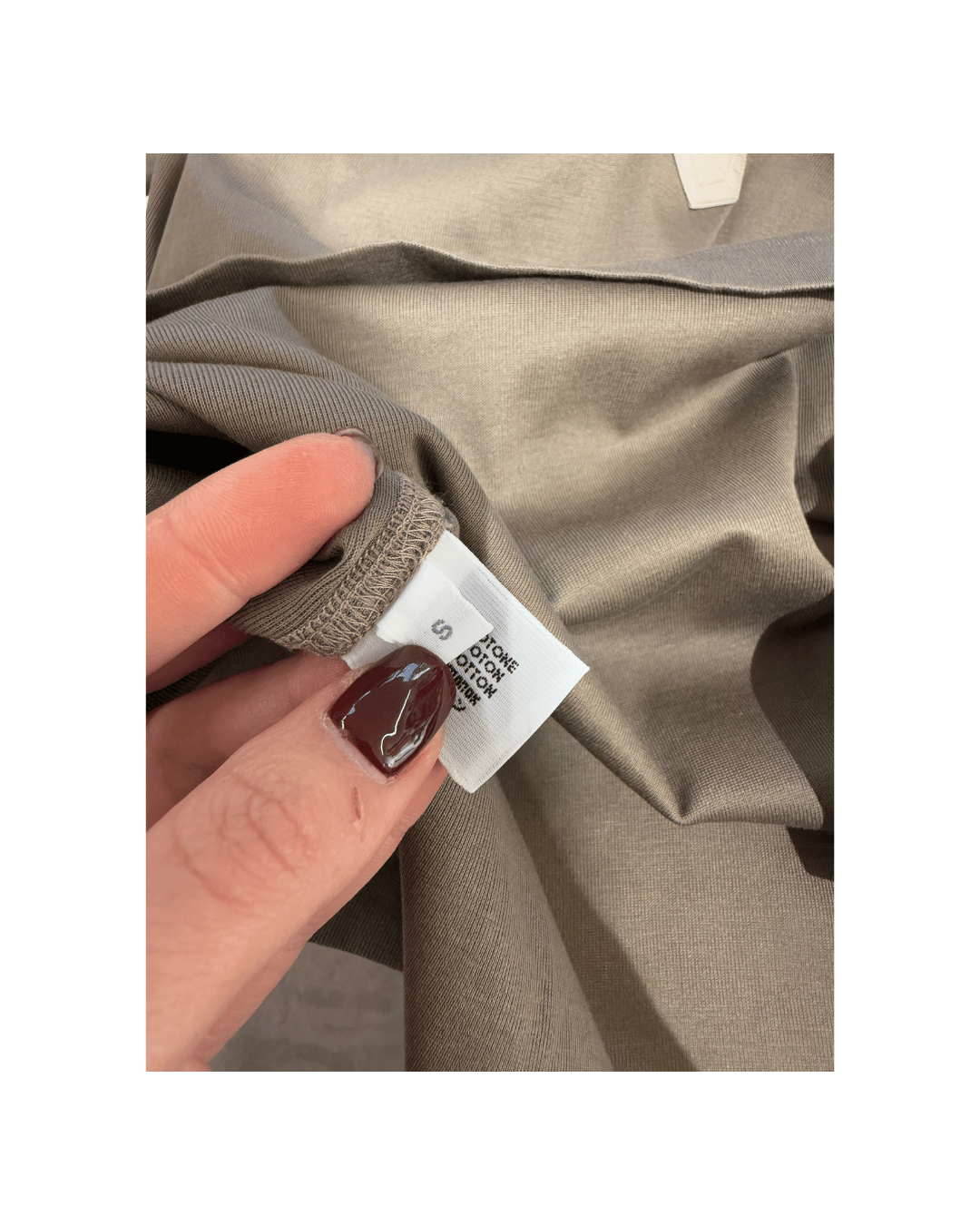 MAGLIA MANICHE LUNGHE IN COTONE TORTORA LANVIN