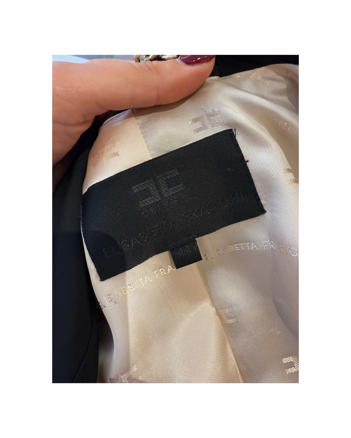 GIACCA NERA ELISABETTA FRANCHI