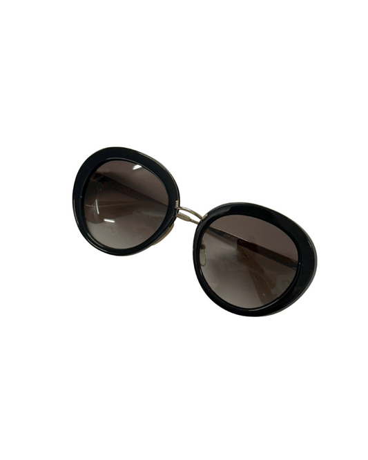 OCCHIALI DA SOLE TONDI NERI