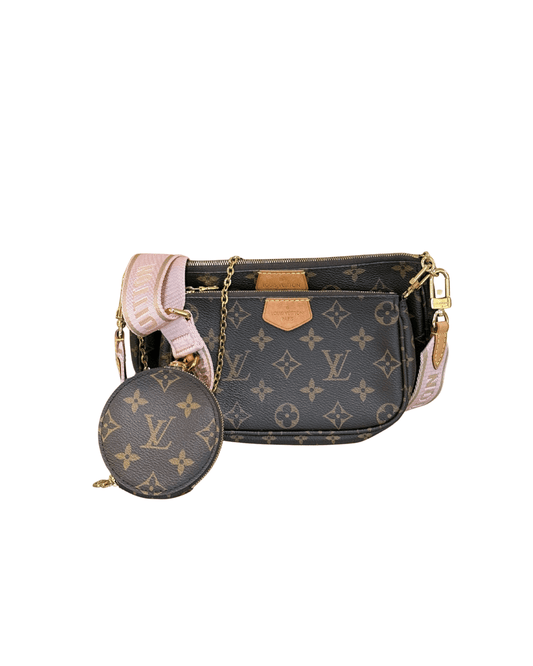 MULTIPOCHETTE LOUIS VUITTON TRACOLLA ROSA