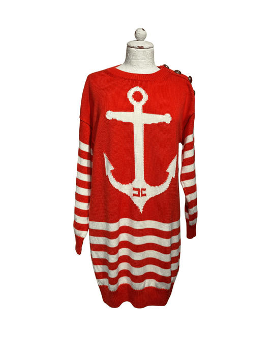 VESTITO ELISABETTA FRANCHI CON ANCORA