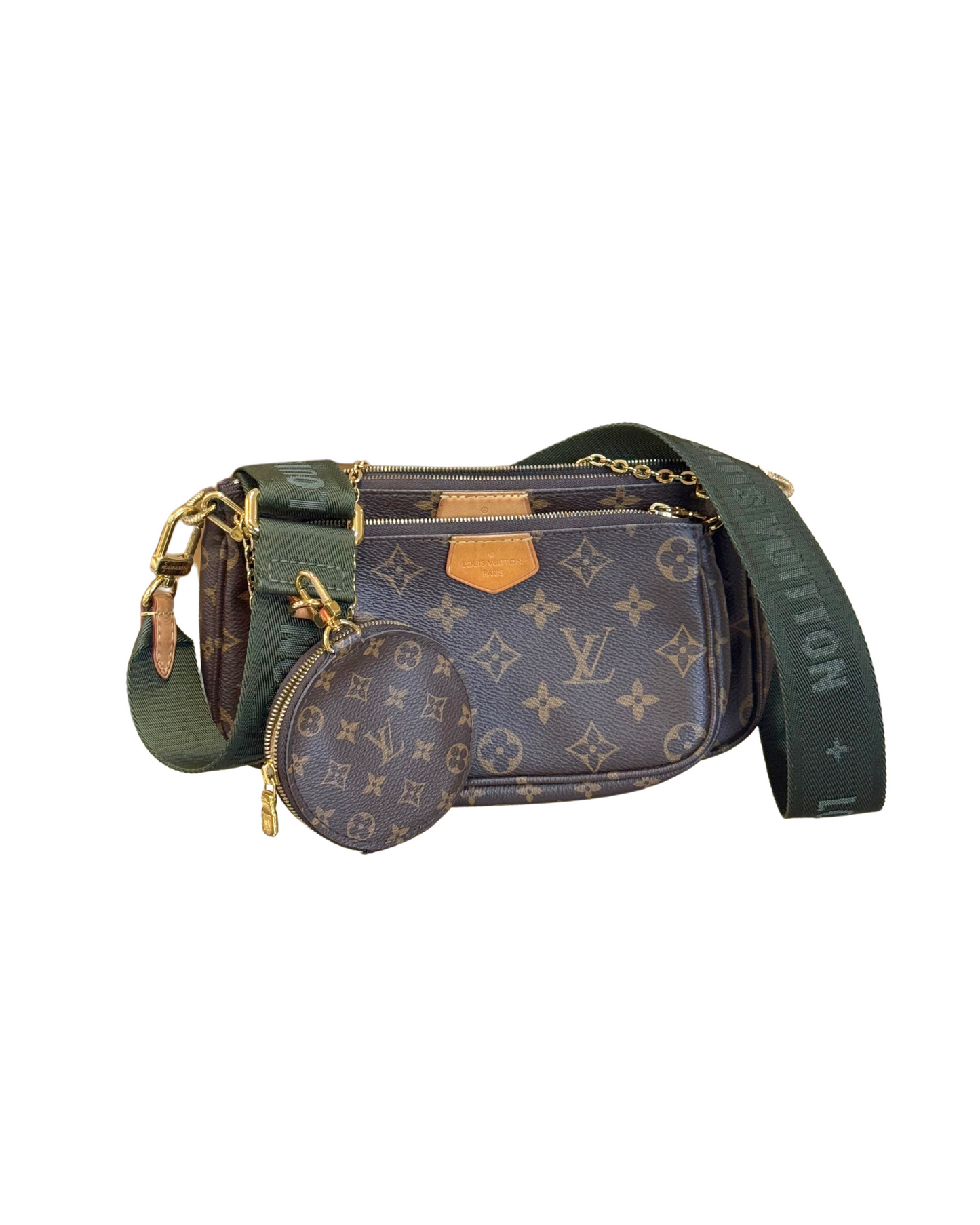 MULTIPOCHETTE LOUIS VUITTON TRACOLLA VERDE