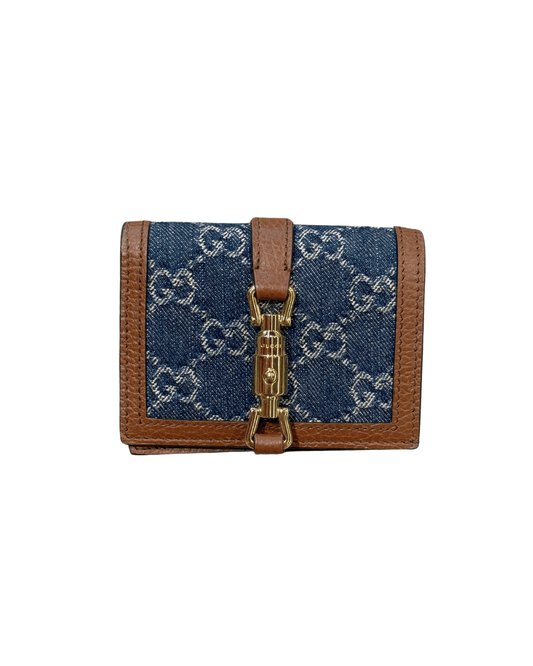 PORTAFOGLIO GUCCI DENIM JACKIE