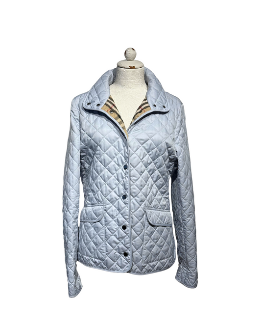 GIACCA TRAPUNTATA AZZURRO POLVERE